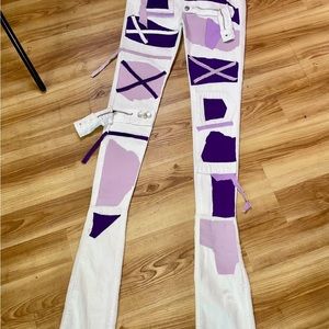 Customized Stacked Pants Worn Once For Like 2hrs